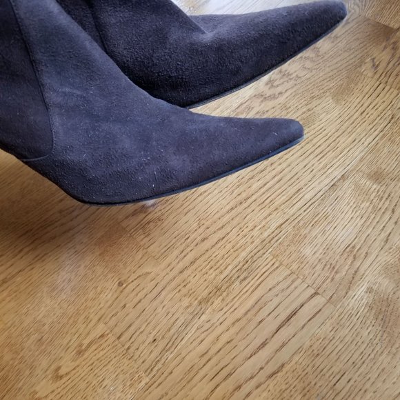 Cole Haan Brown Pull On leather Stretch Heel Boots - Picture 12 of 12